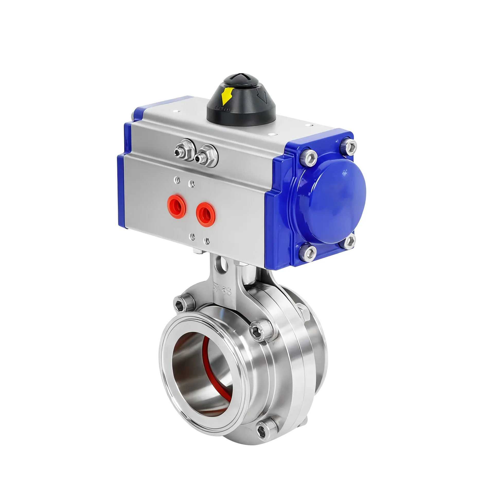 Válvula sanitaria de mariposa