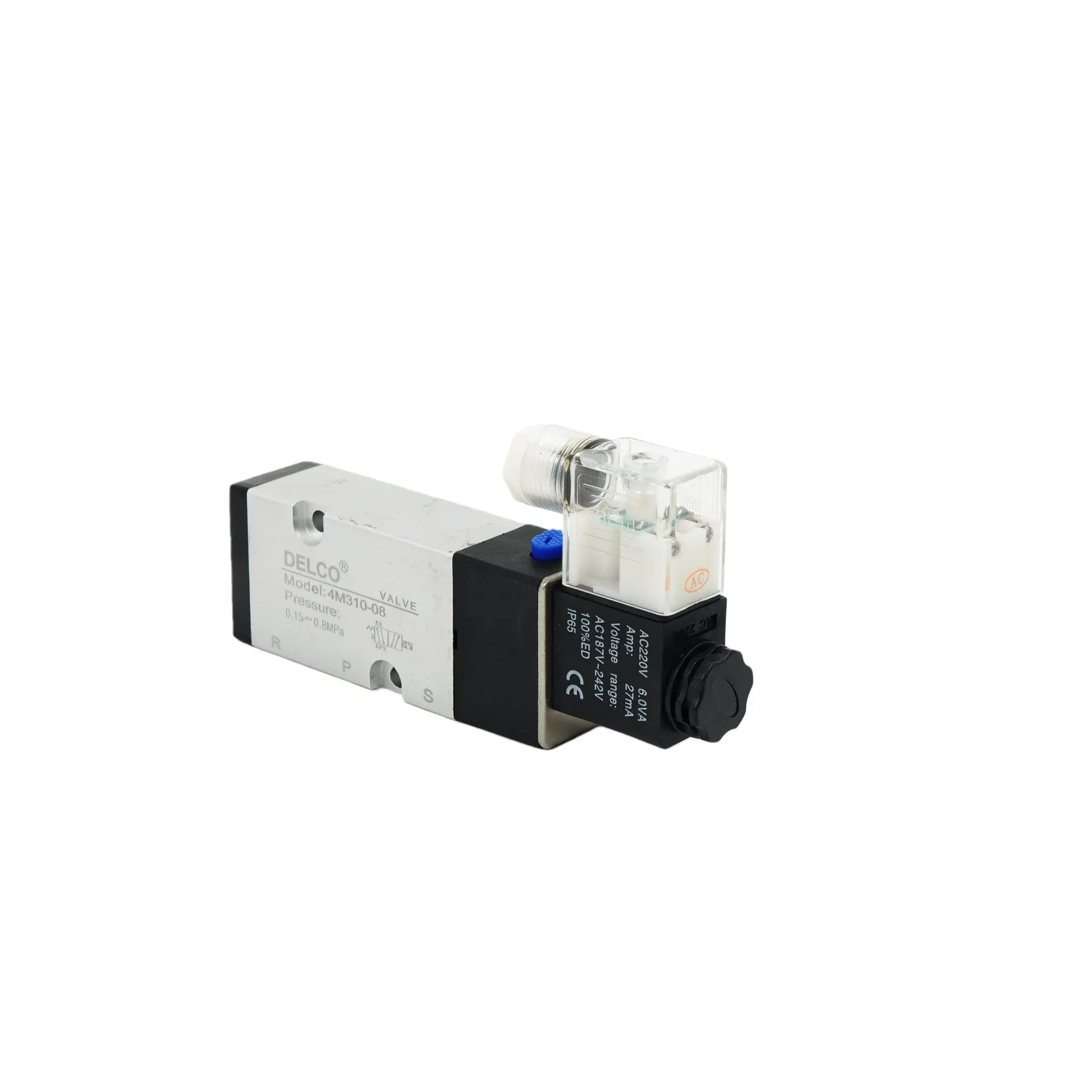 Válvula solenoide de control direccional neumático