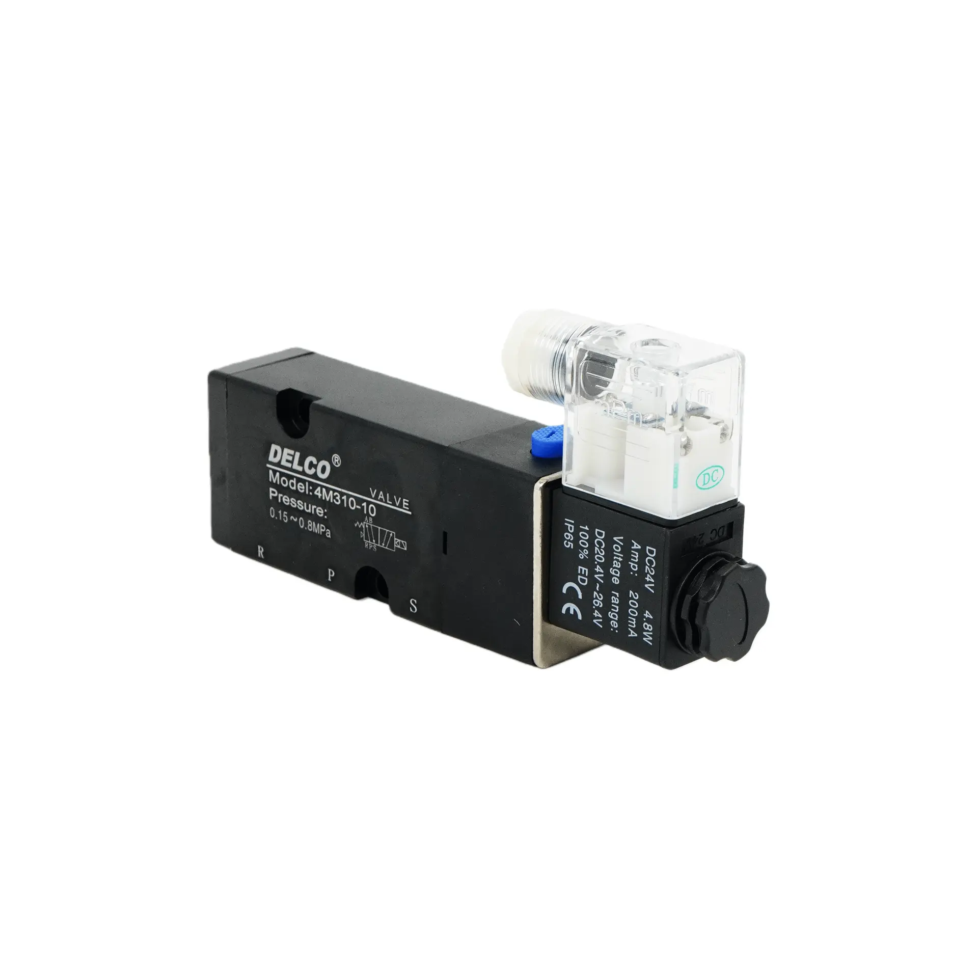 Válvula solenoide de control direccional neumático