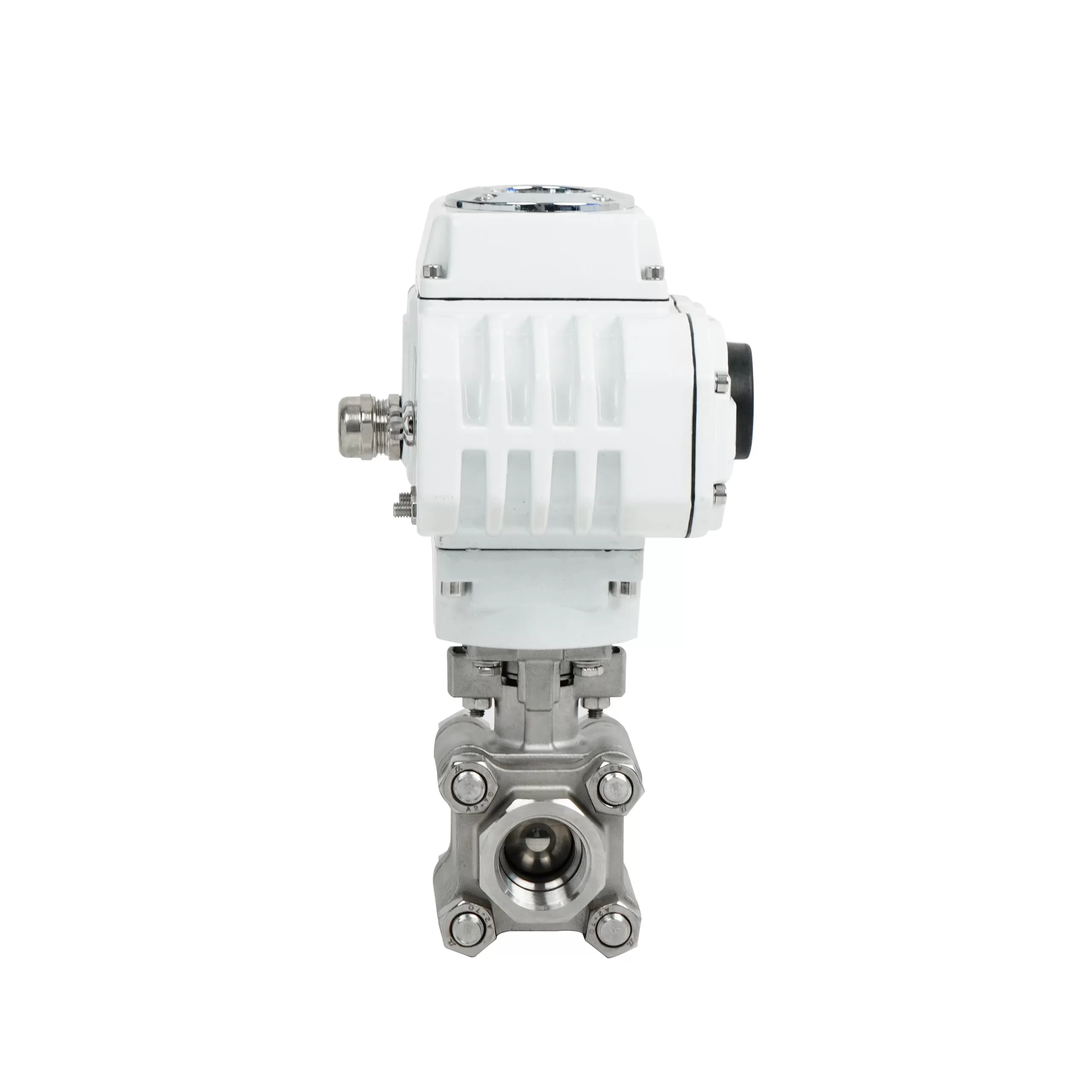 Válvula eléctrica de bola de alta presión de 3 piezas DK55-3PH 2