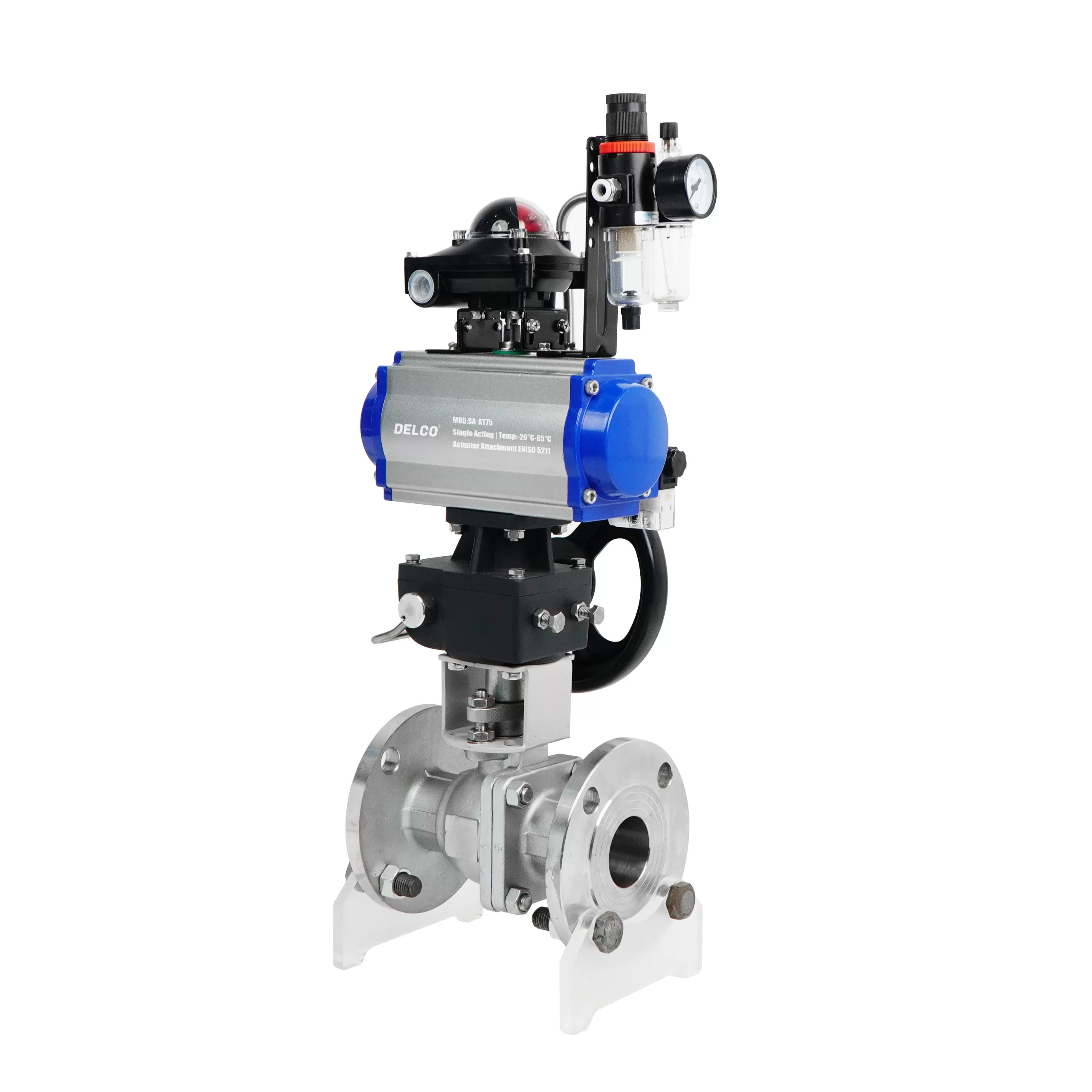 DK66-2PF Pneumatic Flange Ball Valve 2