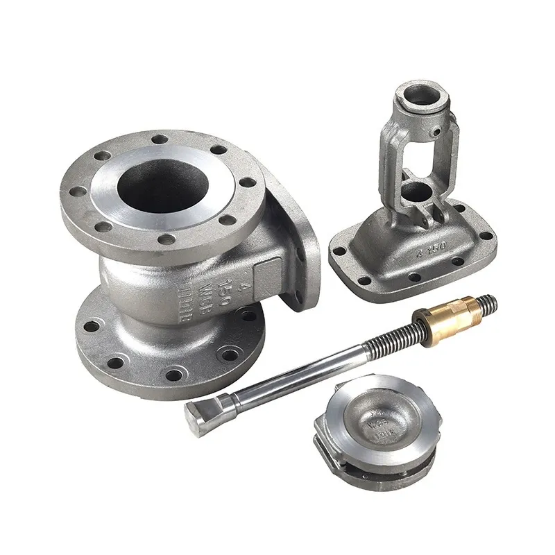 Válvula de compuerta manual de acero inoxidable con brida – Vista de detalle 2