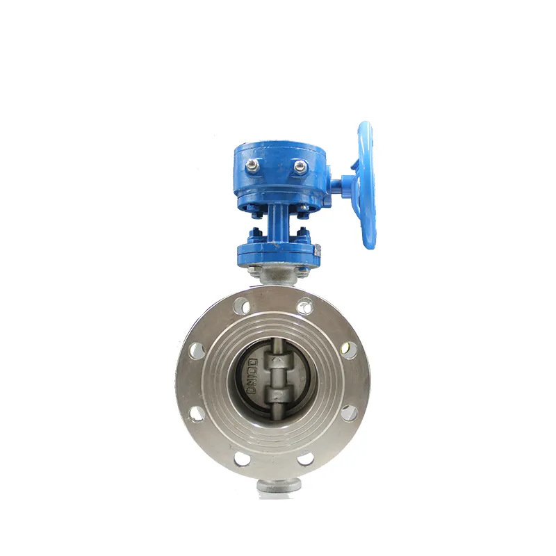 Worm Gear Metal Seated Flanged Butterfly Valve7