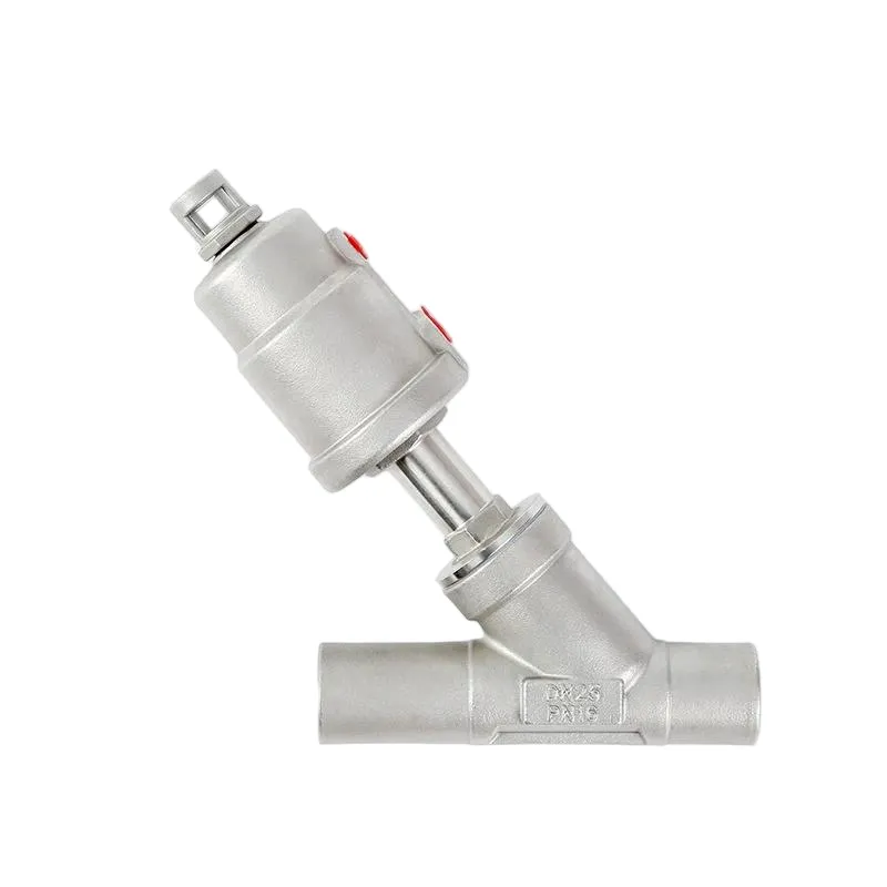 DK17B Pneumatic Angle Seat Valve (Weld End) 2