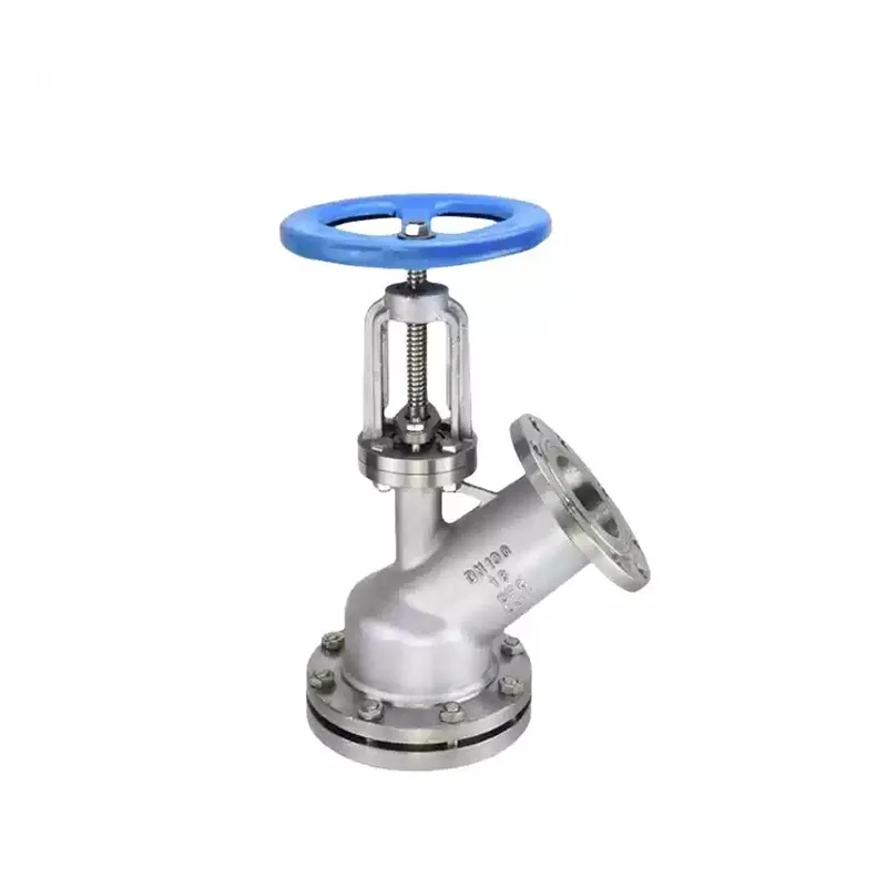 Downward Discharge Tank Bottom Valve, Y-Type Body, Stainless Steel 316 2