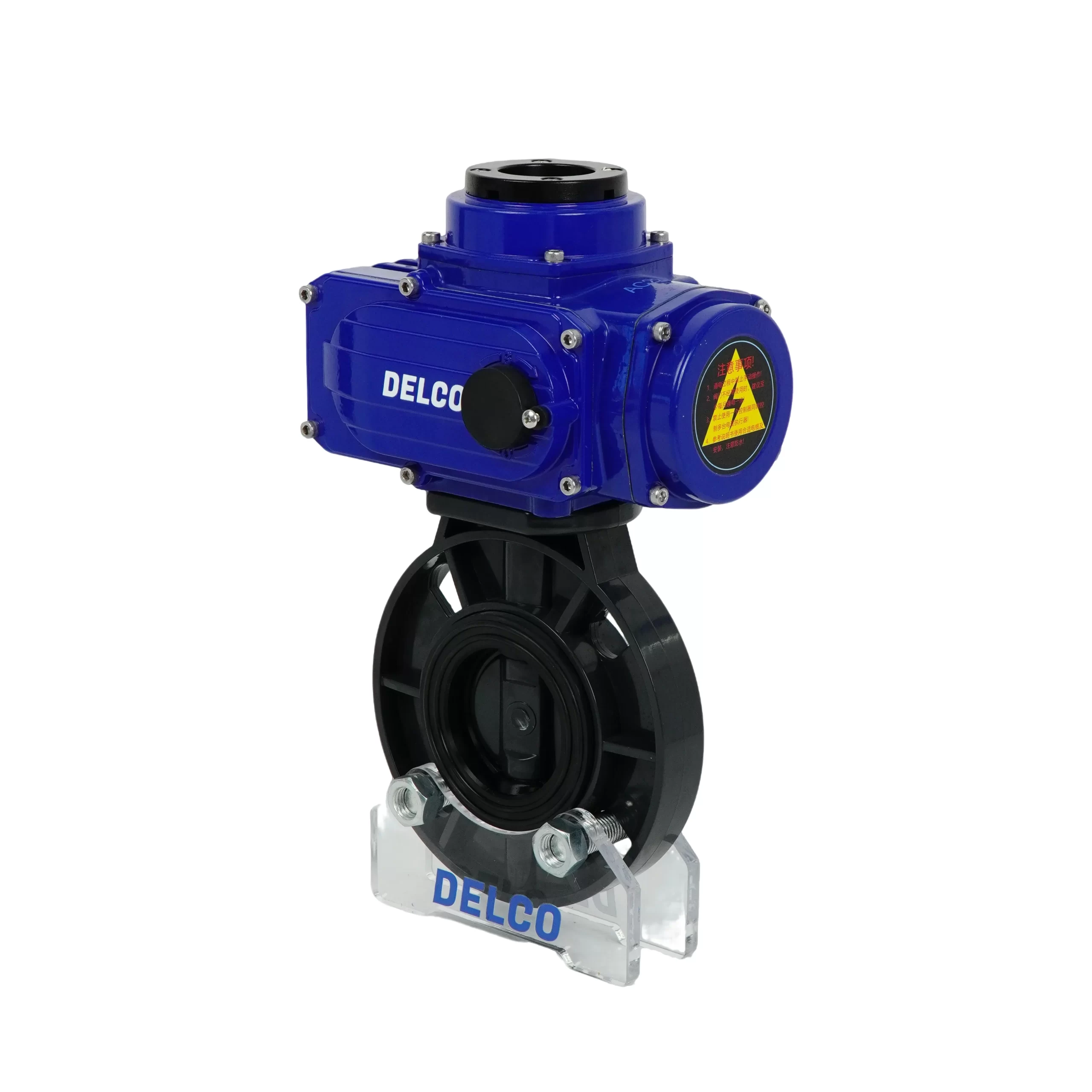 IP67-DK56-PB Electric Plastic Butterfly Valve 7