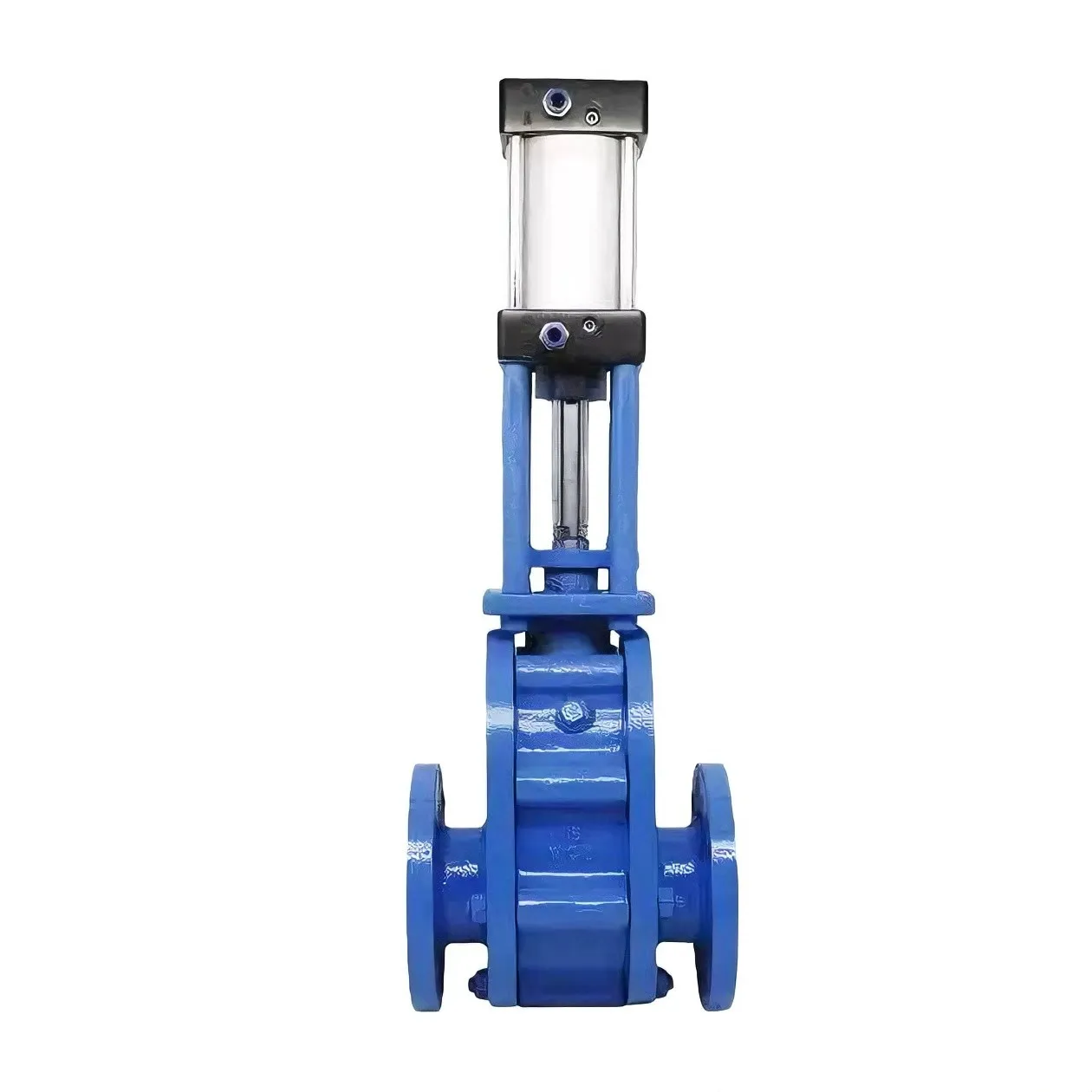 Z644TC Pneumatic Ceramic Double Disc Gate Valve 1