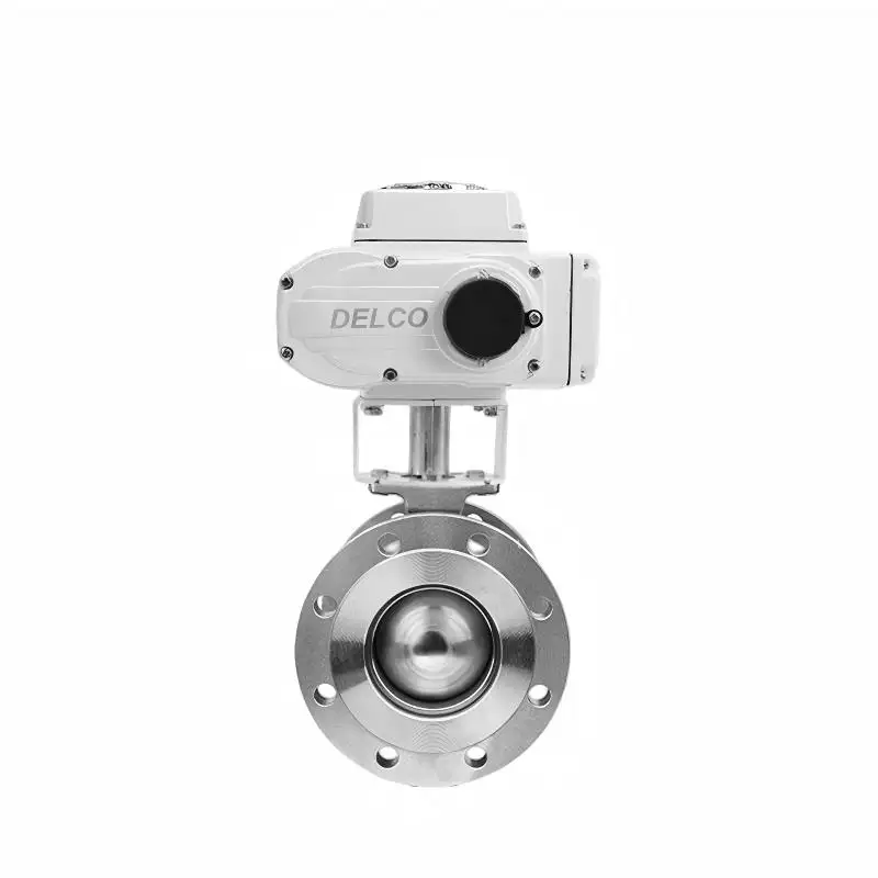 DK55-VFB Electrcic V Port Segmented Ball Valve (1)
