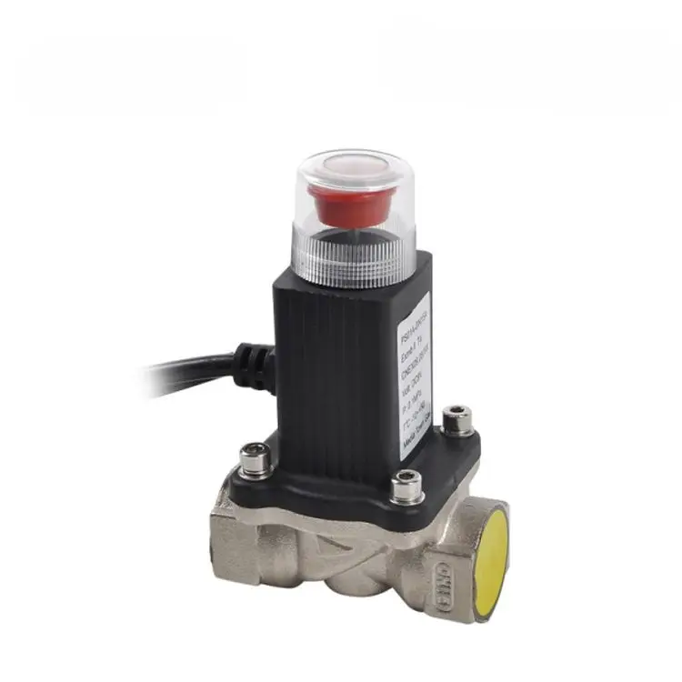 Aluminum Gas Emergency Shut-off Solenoid Valve 2