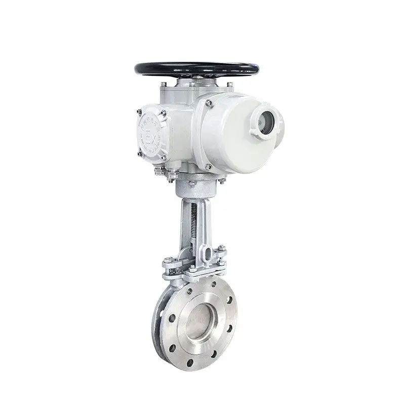 Electric Stainless Steel Knife Gate Valve (DN40-DN1200) - For Slurry & Pulp 4