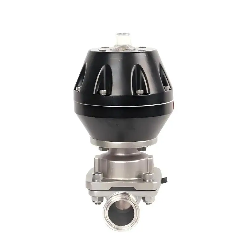 Pneumatic Stainless Steel Sanitary Diaphragm Valve – Tri-Clamp (GEMU Type) Hygienic Control Valve 1