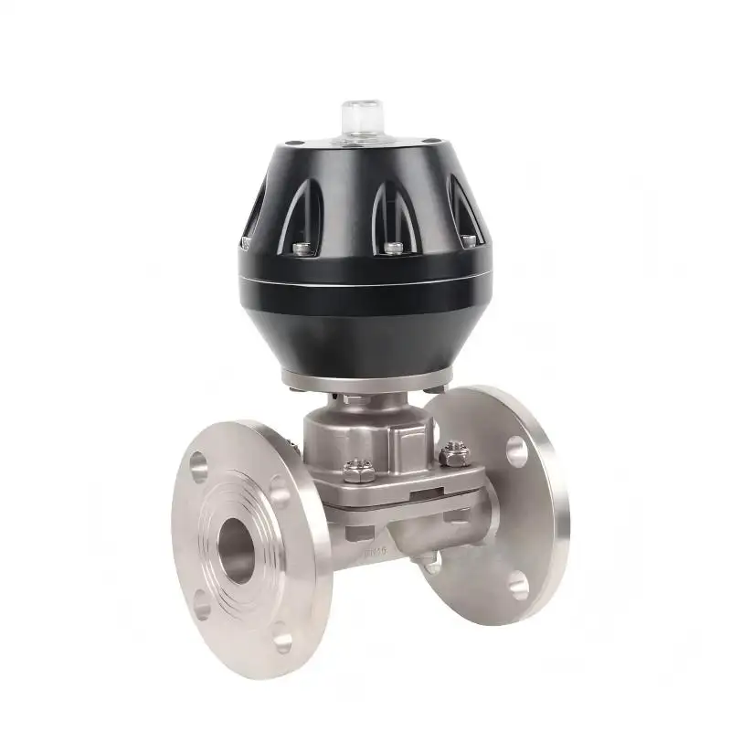 Pneumatic Stainless Steel Flanged Diaphragm Valve (GEMÜ Type) 1