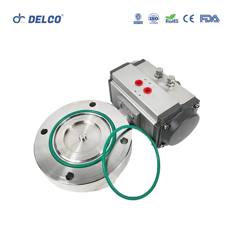 DELCO VALVE pneumatic vacuum butterfly valves provide reliable vacuum isolation 2